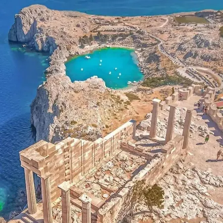 Coral Paradise Luxury Modern Family With Jacuzzi, Pool View & Parking In Rhodes Island * Kremastí