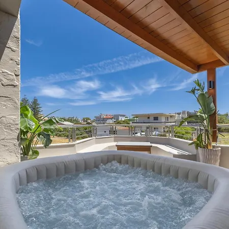 Holiday home Coral Paradise Luxury Modern Family With Jacuzzi, Pool View & Parking In Rhodes Island Kremasti (Rhodes)