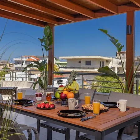 Coral Paradise Luxury Modern Family With Jacuzzi, Pool View & Parking In Rhodes Island Kremasti (Rhodes)
