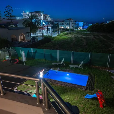 Coral Paradise Luxury Modern Family With Jacuzzi, Pool View & Parking In Rhodes Island *