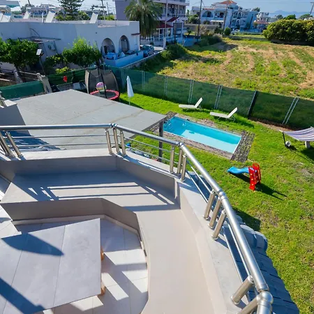 Coral Paradise Luxury Modern Family With Jacuzzi, Pool View & Parking In Rhodes Island Holiday home *
