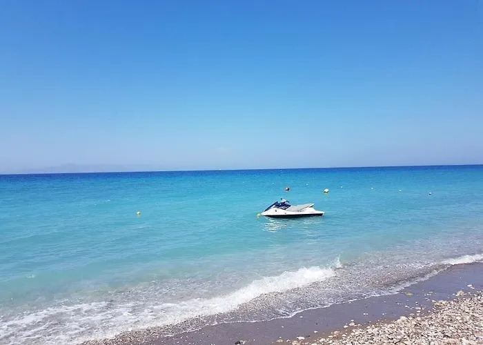 Semesterbostad Coral Paradise Luxury Modern Family With Jacuzzi, Pool View & Parking In Rhodes Island *